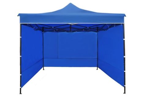 shopJK PROFI HQ ACÉL OLLÓS KERTI SÁTOR  3x3 KÉK - MAGAS MINŐSÉG