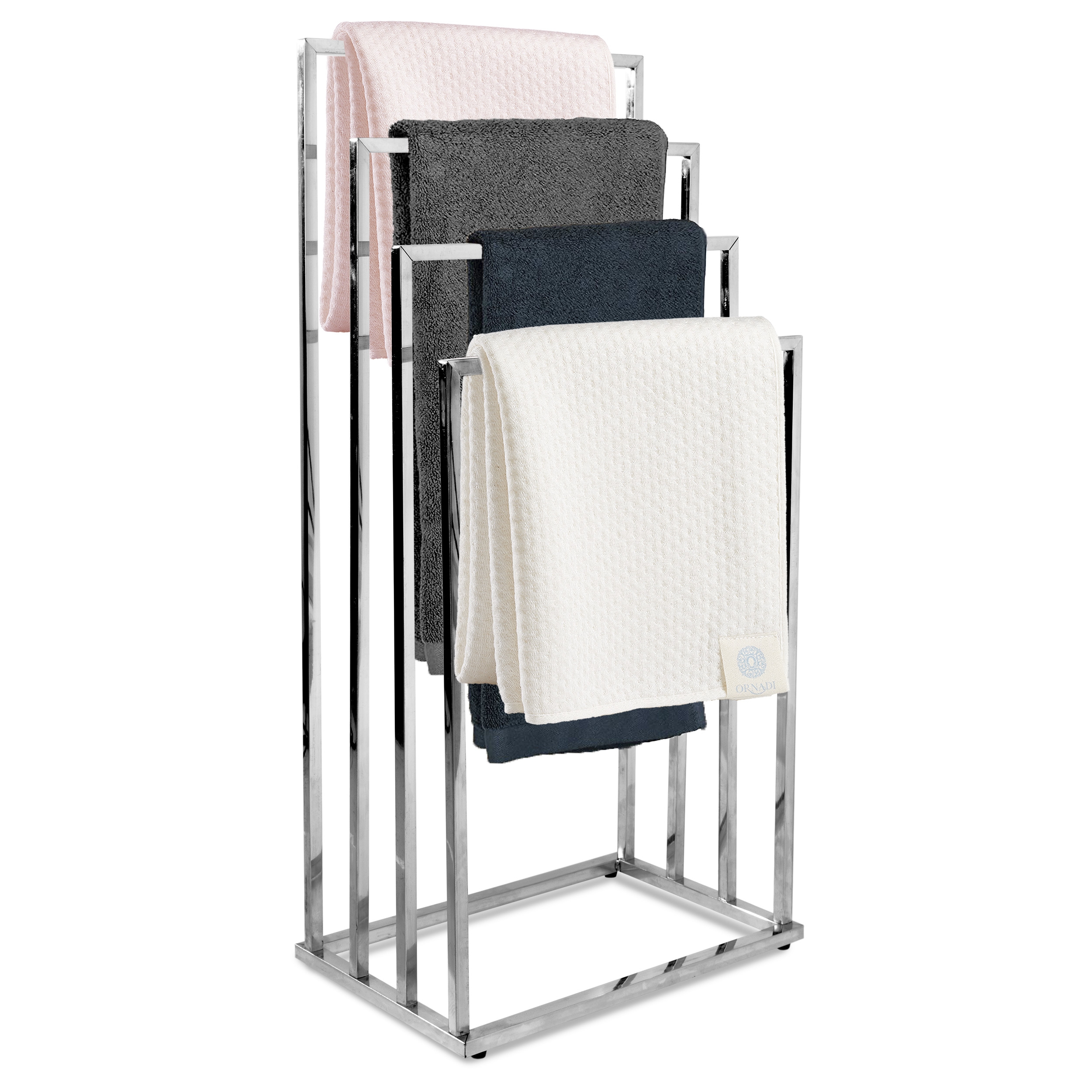 JAKS TÖRÖLKÖZŐTARTÓ 4 KAROS - NELI KRÓM