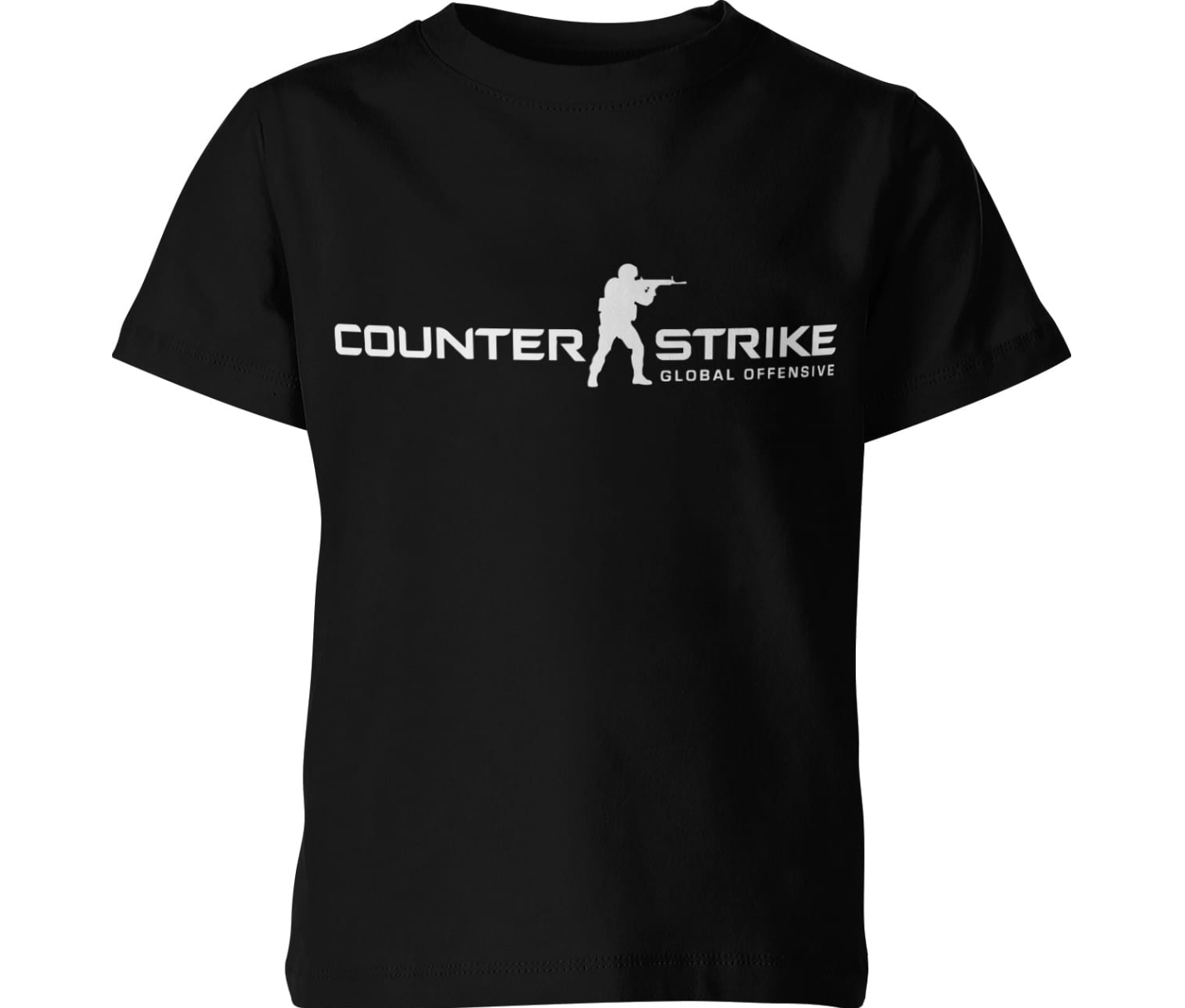 JAKS GYERMEK PÓLÓ COUNTER STRIKE - FEKETE Rozmery: 152