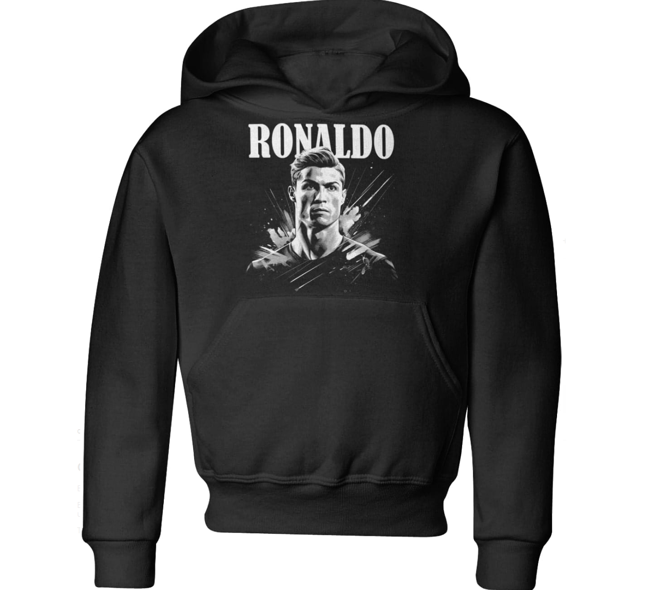 JAKS GYERMEK KAPUCNIS PULÓVER CRISTIANO RONALDO - FEKETE Rozmery: 134