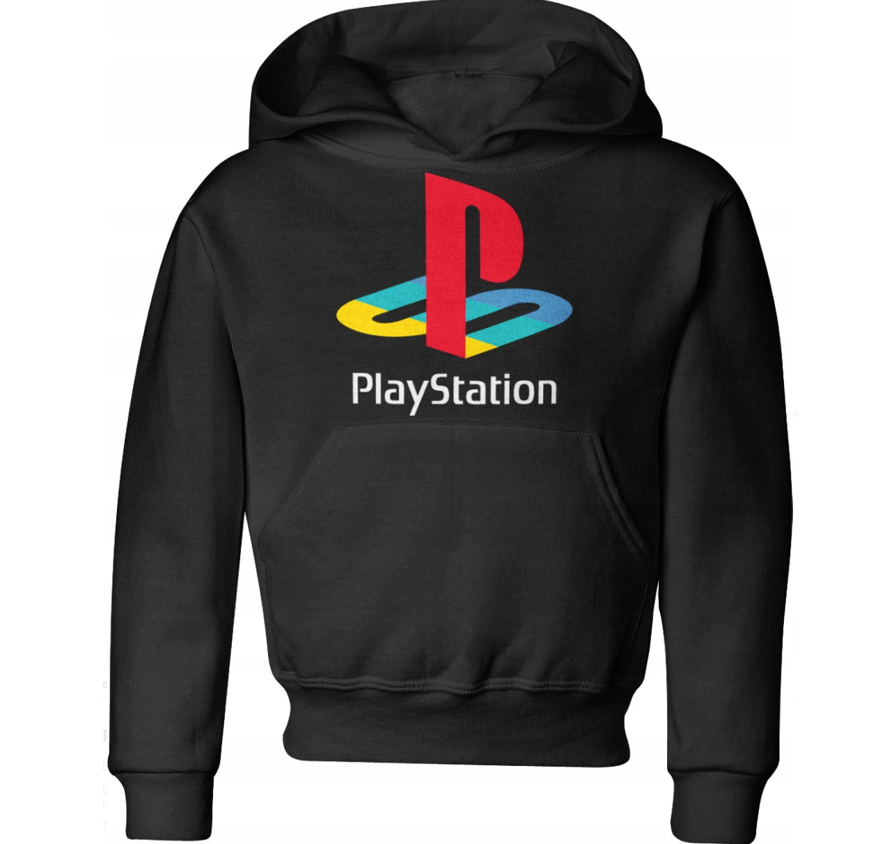 JAKS GYERMEK KAPUCNIS PULÓVER PLAYSTATION- FEKETE Rozmery: 152