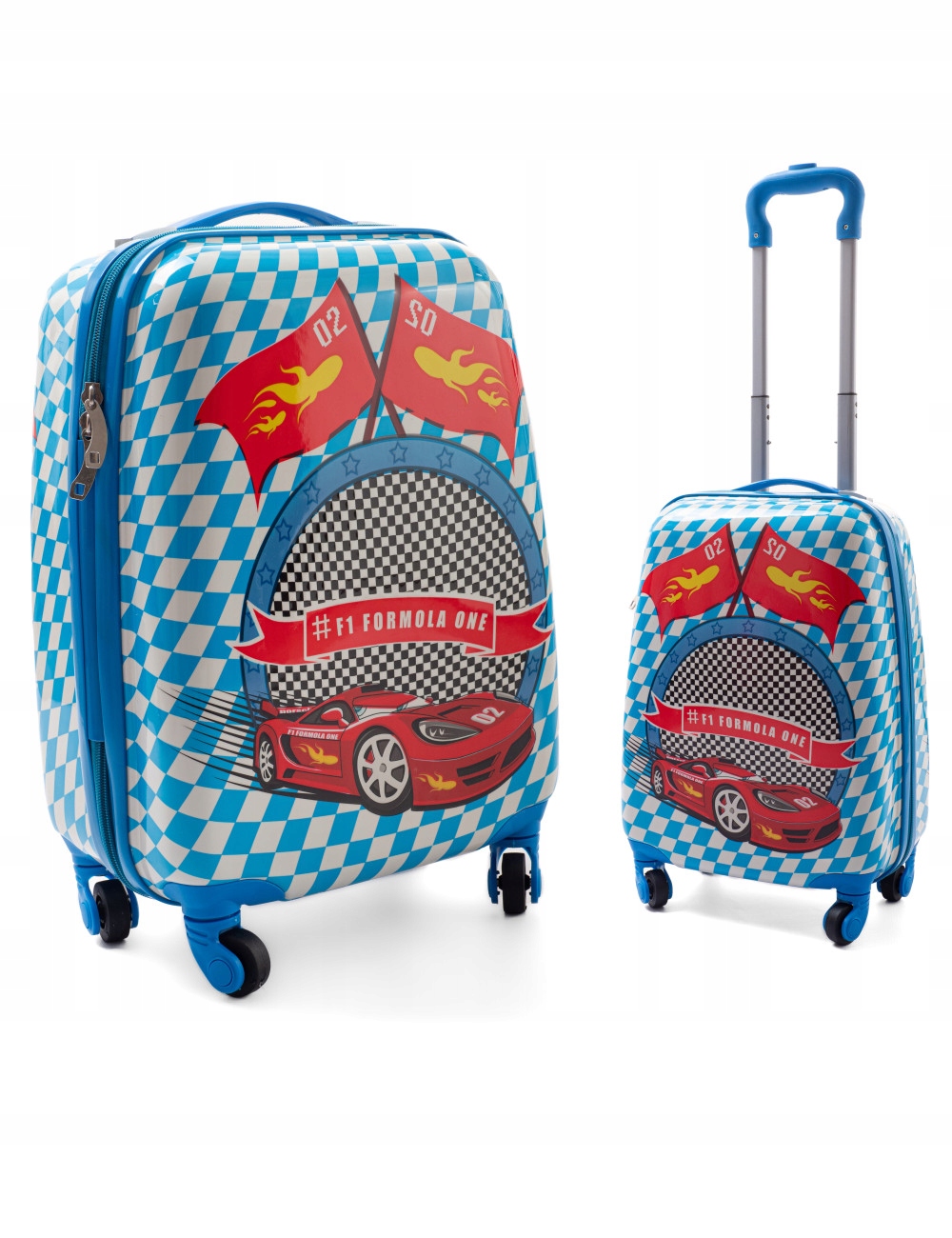 JAKS GYERMEK UTAZÓBŐRÖND KEREKEKEN AUTÓ F1ONE