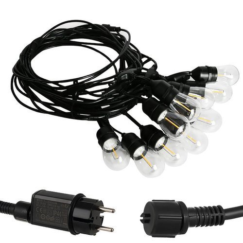 ShopJK VILÁGÓTÓ DEKORATÍV LÁNCFÜZÉR - 5M - 24V - IP44 - 15617