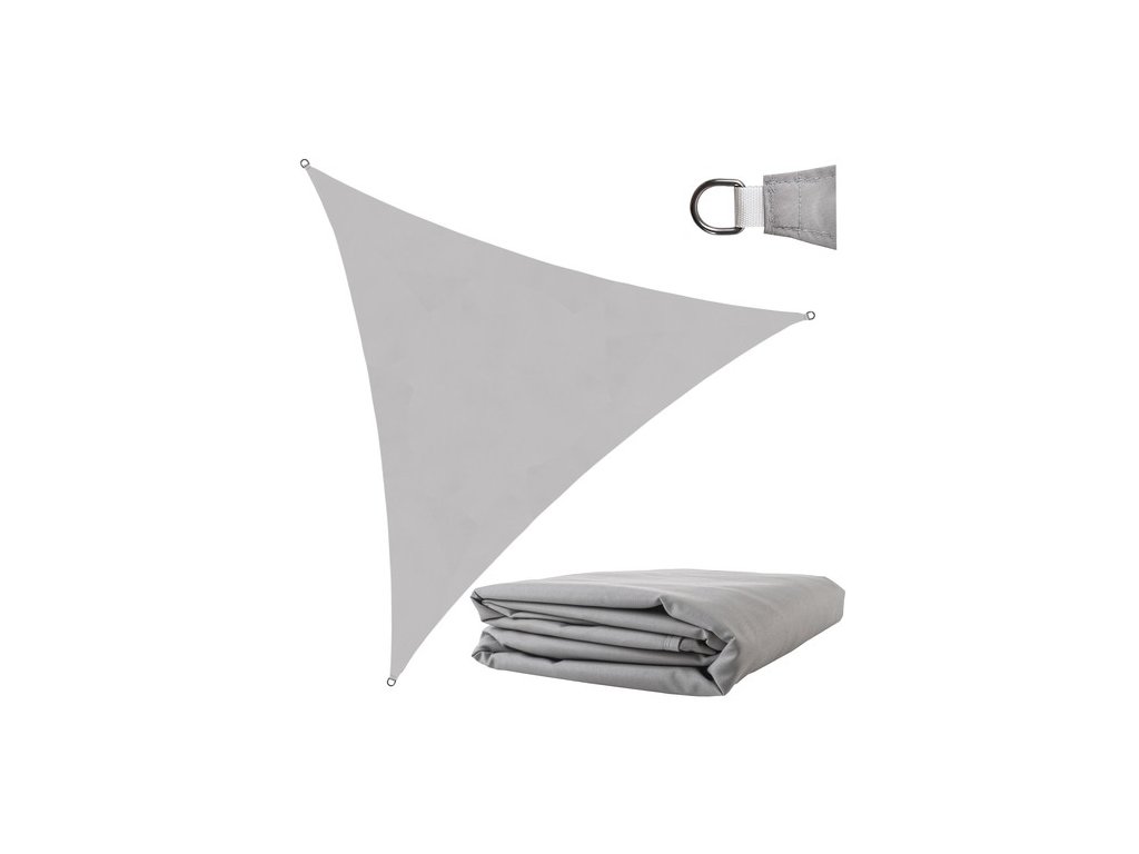 ShopJK VÍZÁLLÓ NAPVÉDŐ FÓLIA 4x4x4 M, SZÜRKE