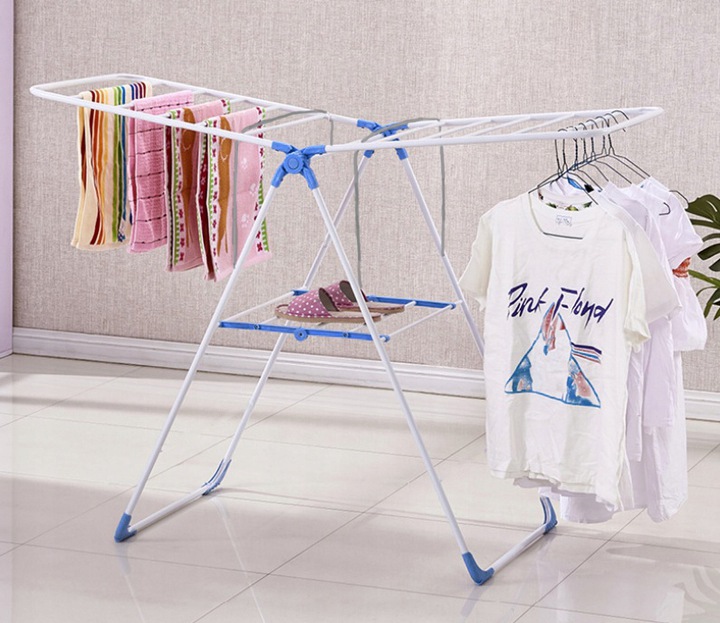 shopJK ÖSSZECSUKHATÓ RUHASZÁRÍTÓ FEHÉR - KÉK