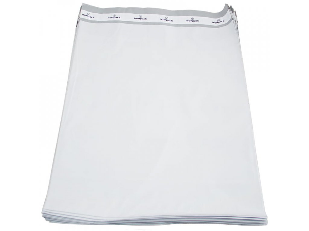 ShopJK Műanyag öntapadós boríték FEHÉR 400X500 MM