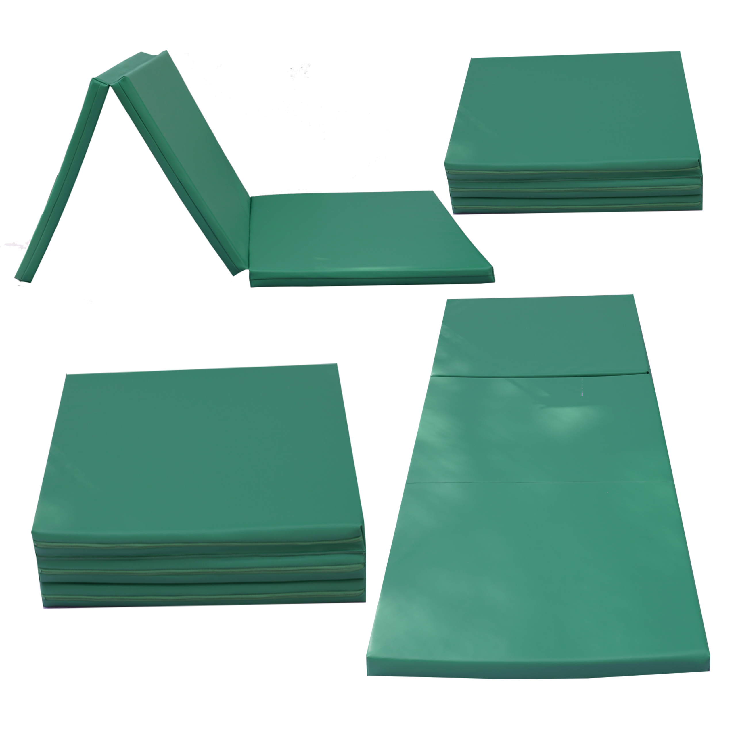 shopJK TORNASZŐNYEG 195x85x15 CM SÖTÉT ZÖLD (T25)