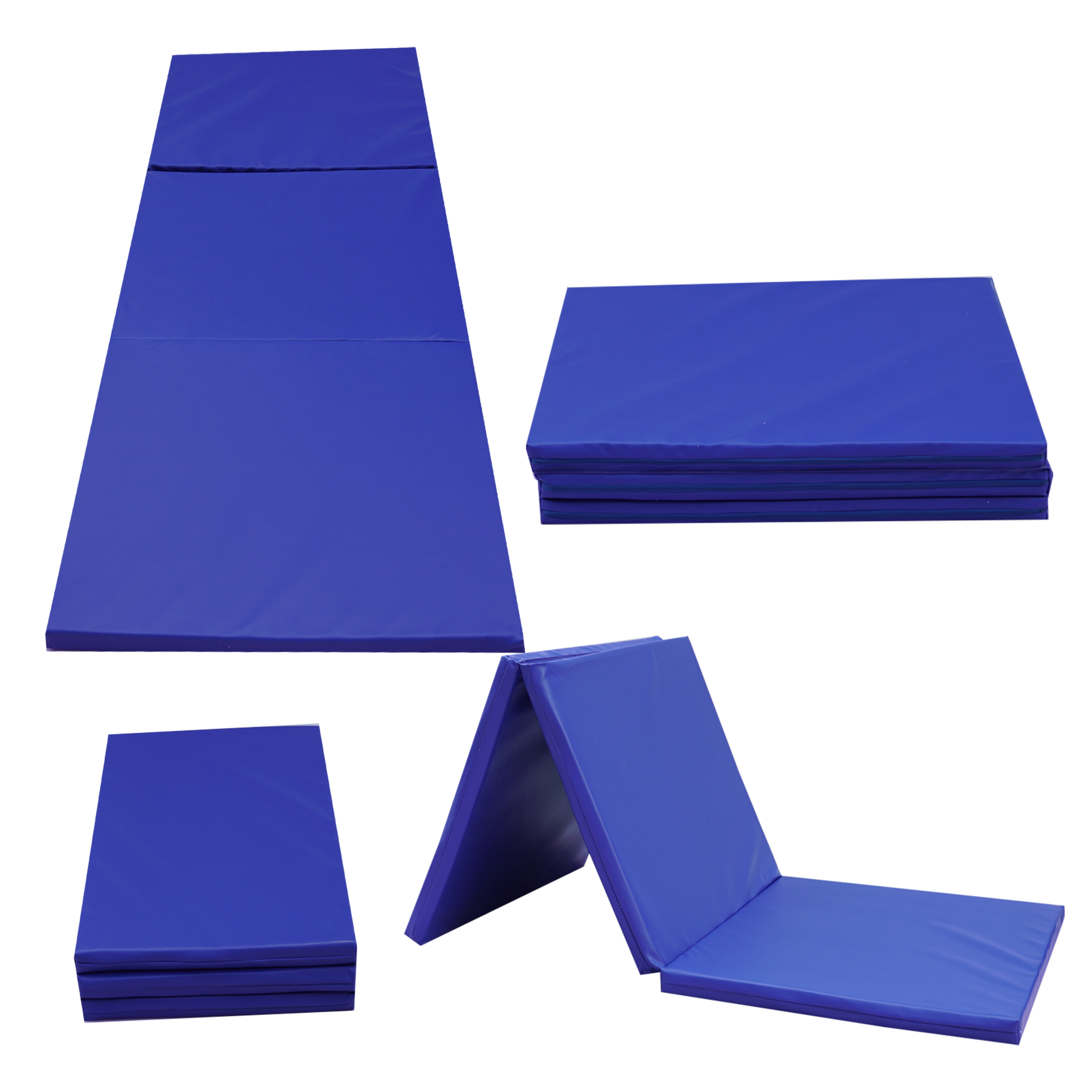 shopJK TORNASZŐNYEG 195x85x15 CM SÖTÉT KÉK (T25)