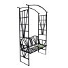 45177 2 zahradna pergola s lavickou 114 x 45 x 208 cm perg n6085