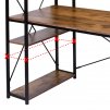 biurko loftowe industrialne trosa z polkami (7)