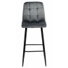 3003hoker krzeslo barowe hamilton velvet welurowe grafitowe 4
