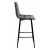 3003hoker krzeslo barowe hamilton velvet welurowe grafitowe 2