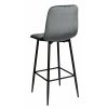 3003hoker krzeslo barowe hamilton velvet welurowe grafitowe 3