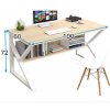 biurko komputerowe biurowe z polka stl08br (1)