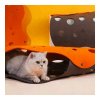 zabawka dla kota duzy dlugi tunel legowisko filc kot04 (3)