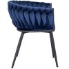 Étkezőszék kék velúr Empoli