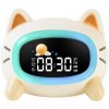 Inteligentny zegar budzik LED dla dzieci kot Stan opakowania oryginalne