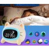 Inteligentny zegar budzik LED dla dzieci kot Plec chlopcy dziewczynki
