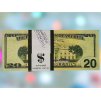 20dolarow USA banknot do zabawy i nauki plik100szt GRATIS EAN GTIN 5902410004621