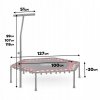 51222 3 fitness trampolina s uchytom cervena ns 104