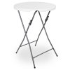 Catering összecsukható kerek fehér asztal