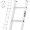Alumínium létra 1x9 csúszásmentes lépcsőkkel