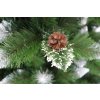2223 4 vianocny stromcek borovica zasnezena so siskami 220 cm