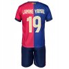 Lamine Yamal FC Barcelona mez és rövidnadrág hátulnézetből