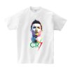 Gyermek póló Ronaldo CR7 fehér