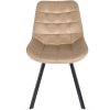Étkezőszék Rick velúr bézs