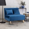 Összecsukható fotel Marry 2 sötétkék velúr