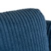 Spencer kék kordbársony fekvőfotel