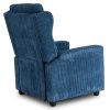 Spencer kék kordbársony fekvőfotel