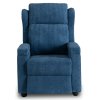 Spencer kék kordbársony fekvőfotel