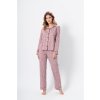 Kétrészes rózsaszín női pizsama
