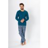 Kék-zöld férfi pizsama Leo