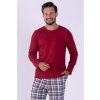 Bordó férfi pizsama