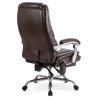 Állítható irodai szék barna ekobőr Giorgio  + ingyenes masszázsfunkció