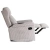 Masszázsfotel szürke bársony Sebastián