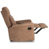 Masszázsfotel barna bársony Sebastián