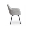 Étkezőszék szürke szövet Palma
