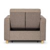 Kanapéfotel bézs szövet Solor