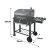 Prémium XXL öntöttvas kerti grill