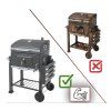 Prémium XXL öntöttvas kerti grill