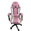 Állítható játékszék eko-bőr rózsaszín FG02  + ingyenes masszázspárna