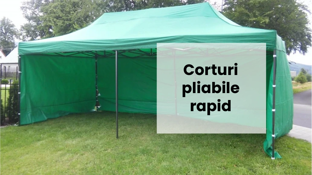 Tot ce trebuie să știți despre cortul pliabil rapid: asamblare, durabilitate, protecție și extraopțiuni practice