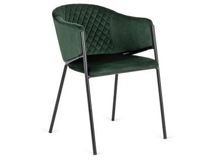 Scaun de bucătărie Innes 2 velur verde