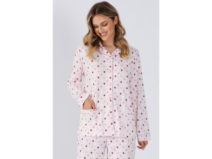 pijama feminină cu buline