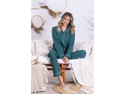 pijama verde pentru femei