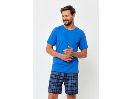pijama albastru pentru bărbați